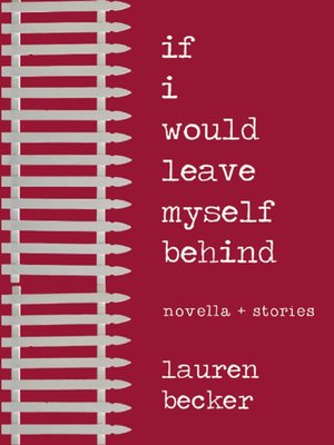 cover image of If I Would Leave Myself Behind